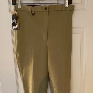 On Course Cotton Naturals Equestrian Riding Britches Pants. Size 30 Regular NWT